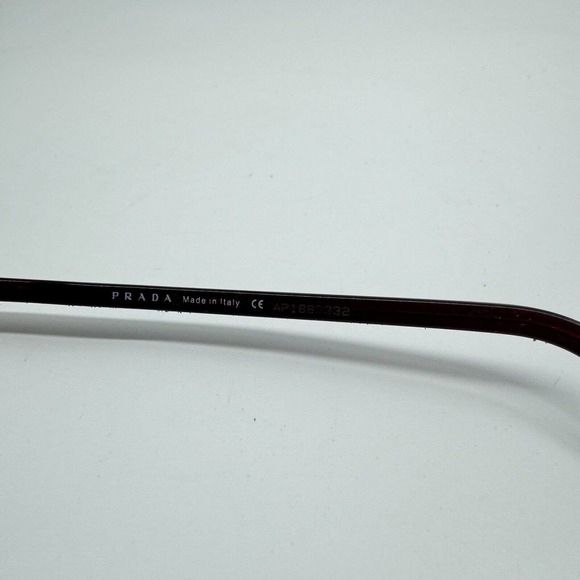 PRADA VPR 58F 8AH-1O1 135 Eyeglasses Frames rose Gold Metal Rectangular H9327 - Picture 6 of 7